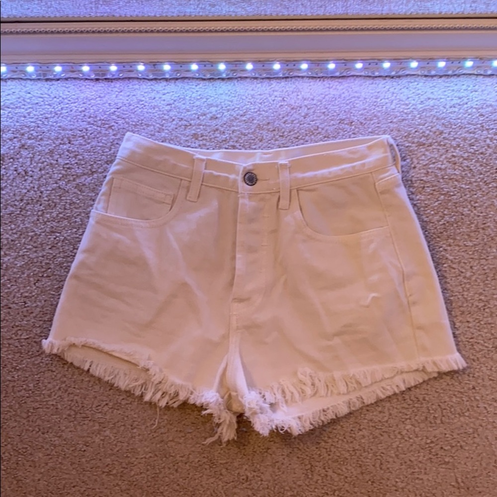 Cream Brandy Melville Shorts